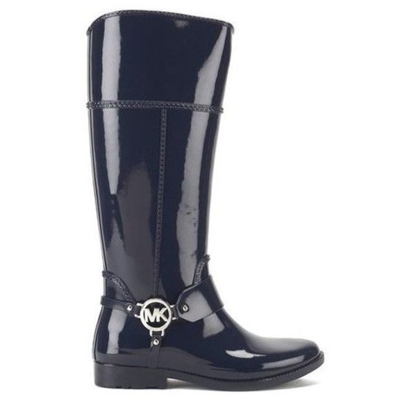 Michael Kors Fulton Harness Tall Rubber Rainboot - Picture 1 of 5